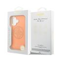 iPhone 17 Guess Perforated 4G Logo Kotelo - MagSafe-yhteensopiva - oranssi