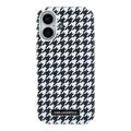 iPhone 17 Karl Lagerfeld -kotelo, houndstooth-kuvioinen, muovinen - MagSafe-yhteensopiva