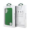 iPhone 17 Lacoste Iconic Petit Pique Metal Logo -kotelo - MagSafe-yhteensopiva - vihreä
