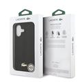 iPhone 17 Lacoste Monogramme Gold Logo -kotelo - MagSafe-yhteensopiva - musta
