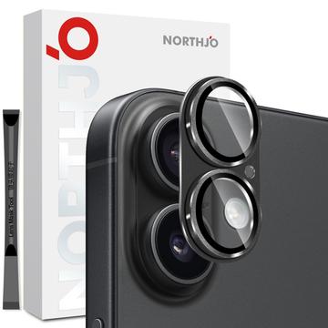 iPhone 17 Northjo Täydellinen suojaus Matta metalli ja karkaistu lasi kameran objektiivin suojus