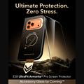 iPhone 17 Pro/18 Pro ESR UltraFit Armorite Pro Panssarilasi - 9H, 0.3mm - Musta reuna