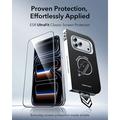 iPhone 17 Pro/18 Pro ESR UltraFit Panssarilasi - 9H, 0.3mm - musta reuna