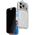 iPhone 17 Pro/18 Pro PanzerGlass Care Flagship 3-in-1 yksityisyyspaketti - Kirkas