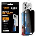 iPhone 17 Pro/18 Pro PanzerGlass Care Flagship 3-in-1 yksityisyyspaketti - Kirkas