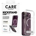 iPhone 17 Pro/18 Pro PanzerGlass Kickstand Care Kotelo - MagSafe-yhteensopiva - Läpinäkyvä