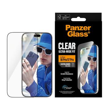 iPhone 17 Pro/18 Pro PanzerGlass Ultra-Wide Fit EasyAligner -Panssarilasi - 9H - musta reuna