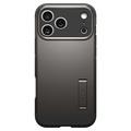 iPhone 17 Pro/18 Pro Spigen Tough Armor T Mag Suojakuori - Asemetalli