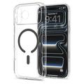 iPhone 17 Pro/18 Pro Spigen Ultra Hybrid MagSafe -kotelo - grafiitti / kirkas