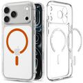 iPhone 17 Pro/18 Pro Spigen Ultra Hybrid MagSafe -kotelo - oranssi / läpinäkyvä