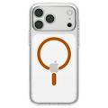 iPhone 17 Pro/18 Pro Spigen Ultra Hybrid MagSafe -kotelo - oranssi / läpinäkyvä