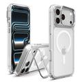 iPhone 17 Pro/18 Pro Spigen Ultra Hybrid Optik S MagSafe -kotelo - hopea / läpinäkyvä