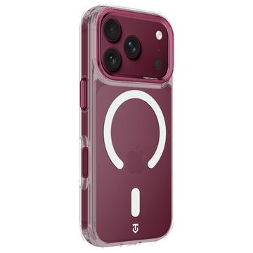 iPhone 17 Pro/18 Pro Tactical MagForce 2.0 -kotelo - viininpunainen / läpinäkyvä