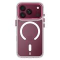 iPhone 17 Pro/18 Pro Tactical MagForce 2.0 -kotelo - viininpunainen / läpinäkyvä