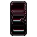 iPhone 17 Pro/18 Pro Tactical Quantum Stealth kotelo, jossa on vahvistetut kulmat - Kirkas / musta