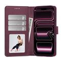 iPhone 17 Pro/18 Pro Tech-Protect 2-in-1 lompakkokotelo - Magsafe-yhteensopiva - Burgundy Punainen