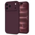 iPhone 17 Pro/18 Pro Tech-Protect nestemäinen silikoni kotelo - MagSafe yhteensopiva - Burgundi