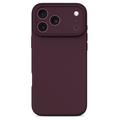 iPhone 17 Pro/18 Pro Tech-Protect nestemäinen silikoni kotelo - MagSafe yhteensopiva - Burgundi