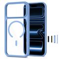iPhone 17 Pro/18 Pro Tech-Protect MagOne MagSafe CC -kotelo ja 2 kpl Glass+ Panssarilasi - vaaleansininen / kirkas