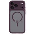 iPhone 17 Pro/18 Pro Tech-Protect MagPeak MagSafe CC -kotelo – matta, tumma kirsikka