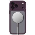 iPhone 17 Pro/18 Pro Tech-Protect MagPeak MagSafe CC -kotelo – matta, tumma kirsikka