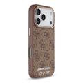 iPhone 17 Pro Guess 4G Strap Limited Edition -kotelo - MagSafe-yhteensopiva - ruskea