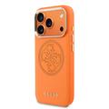 iPhone 17 Pro Guess Perforated 4G Logo Kotelo - MagSafe-yhteensopiva - oranssi