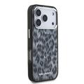 iPhone 17 Pro Karl Lagerfeld IML Leopardikotelo - MagSafe-yhteensopiva - harmaa