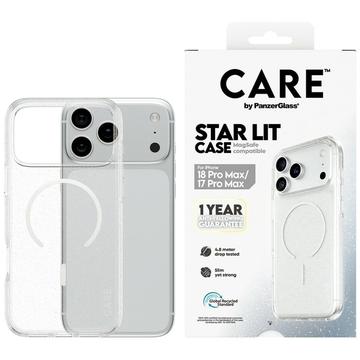 iPhone 17 Pro Max/18 Pro Max PanzerGlass Care Star Lit -kotelo - MagSafe-yhteensopiva - Valkoinen