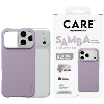iPhone 17 Pro Max/18 Pro Max PanzerGlass Care Fashionable Samba-kotelo - MagSafe-yhteensopiva - Violetti