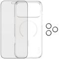 iPhone 17 Pro Max/18 Pro Max PanzerGlass Care Flagship 3-in-1 yksityisyyspaketti - Kirkas