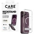 iPhone 17 Pro Max/18 Pro Max PanzerGlass Kickstand Care Kotelo - MagSafe-yhteensopiva - Läpinäkyvä