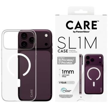 iPhone 17 Pro Max/18 Pro Max PanzerGlass Care SL1M kotelo - MagSafe yhteensopiva - läpinäkyvä