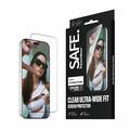 iPhone 17 Pro Max/18 Pro Max PanzerGlass Safe Ultra-Wide Fit Panssarilasi - 9H - Musta reuna