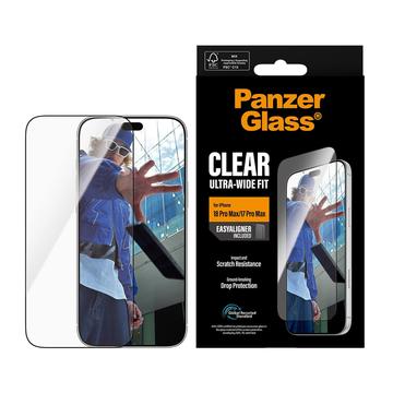iPhone 17 Pro Max/18 Pro Max PanzerGlass Ultra-Wide Fit EasyAligner -Panssarilasi - 9H - musta reuna