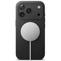 iPhone 17 Pro Max/18 Pro Max Ringke Liquid Silicone MagSafe Kotelo - Musta