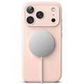 iPhone 17 Pro Max/18 Pro Max Ringke Liquid Silicone MagSafe Kotelo - Vaaleanpunaista Hiekkaa