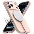 iPhone 17 Pro Max/18 Pro Max Ringke Liquid Silicone MagSafe Kotelo - Vaaleanpunaista Hiekkaa