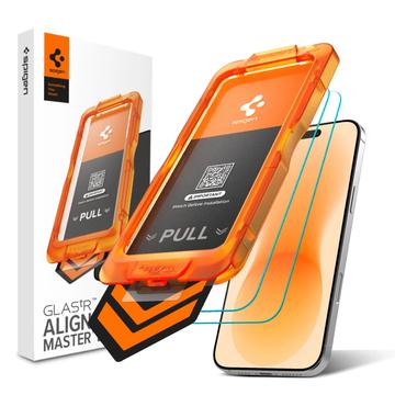 iPhone 17 Pro Max/18 Pro Max Spigen ALM Glas.tR Slim Panssarilasi - 9H - 2 Kpl.