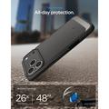 iPhone 17 Pro Max/18 Pro Max Spigen Rugged Armor Mag TPU-Kotelo - Harmaa