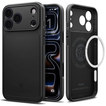 iPhone 17 Pro Max/18 Pro Max Spigen Thin Fit Mag Mag MagSafe -kotelo - Musta