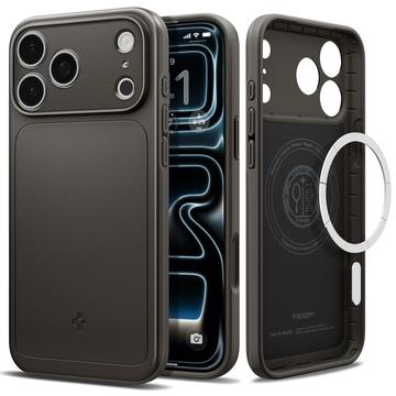 iPhone 17 Pro Max/18 Pro Max Spigen Thin Fit Mag Mag MagSafe -kotelo - Asemetallin Harmaa