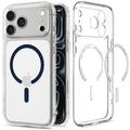 iPhone 17 Pro Max/18 Pro Max Spigen Ultra Hybrid MagSafe -kotelo - syvän sininen / läpinäkyvä