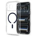 iPhone 17 Pro Max/18 Pro Max Spigen Ultra Hybrid MagSafe -kotelo - syvän sininen / läpinäkyvä