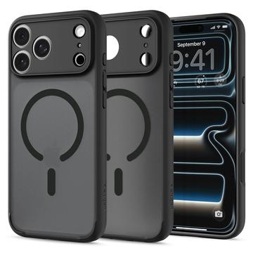 iPhone 17 Pro Max/18 Pro Max Spigen Ultra Hybrid MagSafe -kotelo - Huurteenmusta
