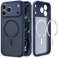 iPhone 17 Pro Max/18 Pro Max Spigen Ultra Hybrid MagSafe -kotelo - Syvänsininen huurre