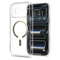 iPhone 17 Pro Max/18 Pro Max Spigen Ultra Hybrid MagSafe -suojakotelo - kultainen / läpinäkyvä