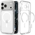 iPhone 17 Pro Max/18 Pro Max Spigen Ultra Hybrid MagSafe -suojakotelo - valkoinen / läpinäkyvä