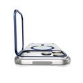 iPhone 17 Pro Max/18 Pro Max Spigen Ultra Hybrid Optik S MagSafe -kotelo - syvän sininen / läpinäkyvä