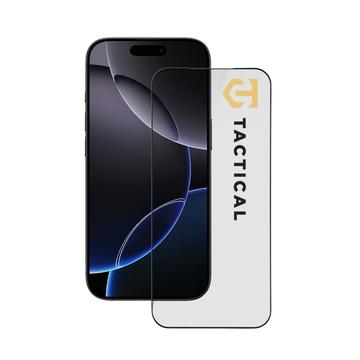 iPhone 17 Pro Max/18 Pro Max Tactical Glass Shield 5D Panssarilasi - musta reuna